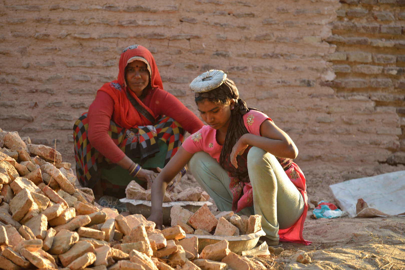 Kleine Baustelle 1 in Agra