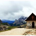 kleine Bergkapelle im Parco Naturale Dolomiti di Sesto, Italien