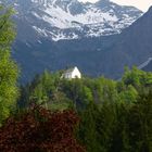 Kleine Bergkapelle in Fischen, Allgäu