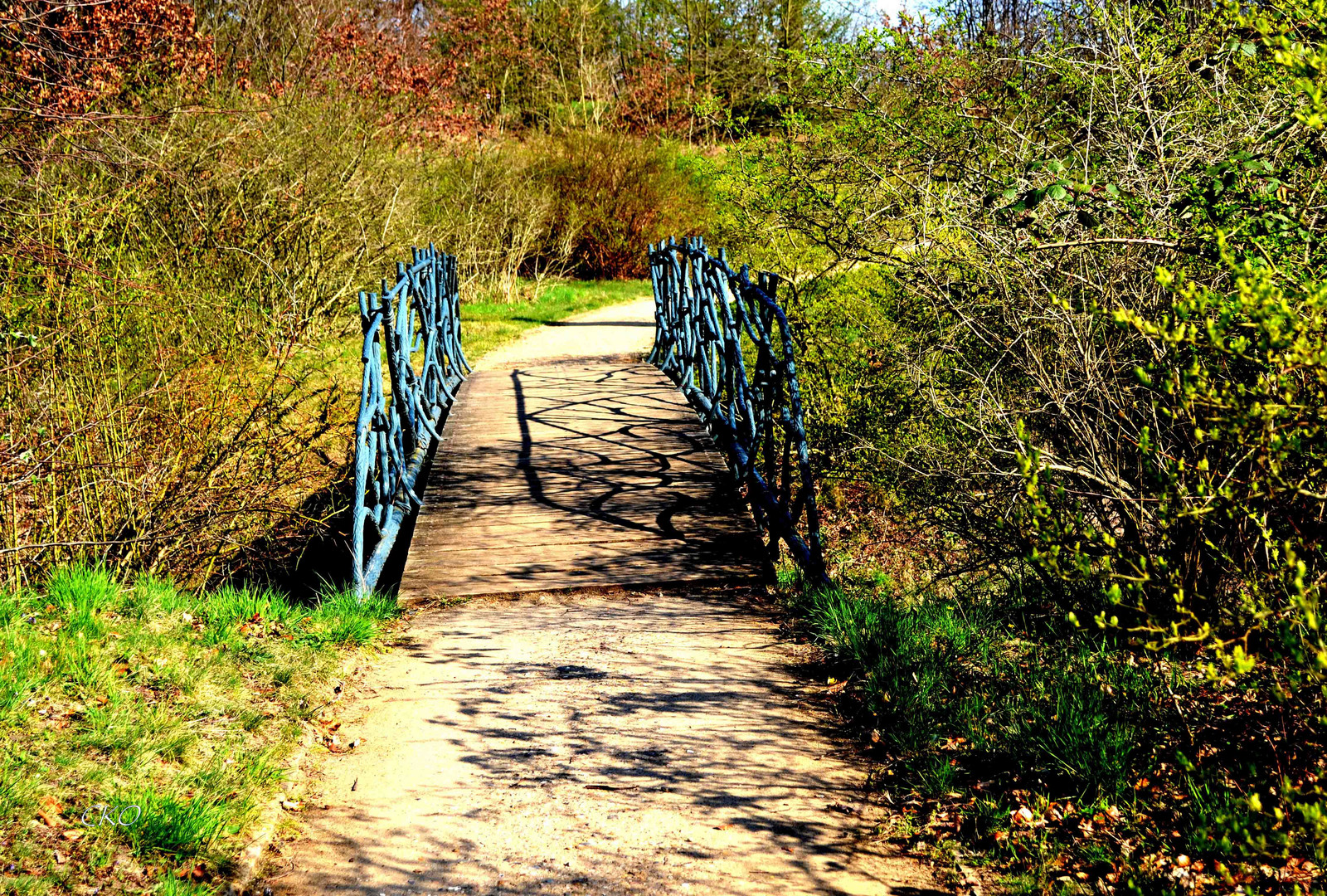 kleine Brücke im Babelsbergerpark