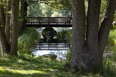 Kleine Brücke im Britzer Garten 