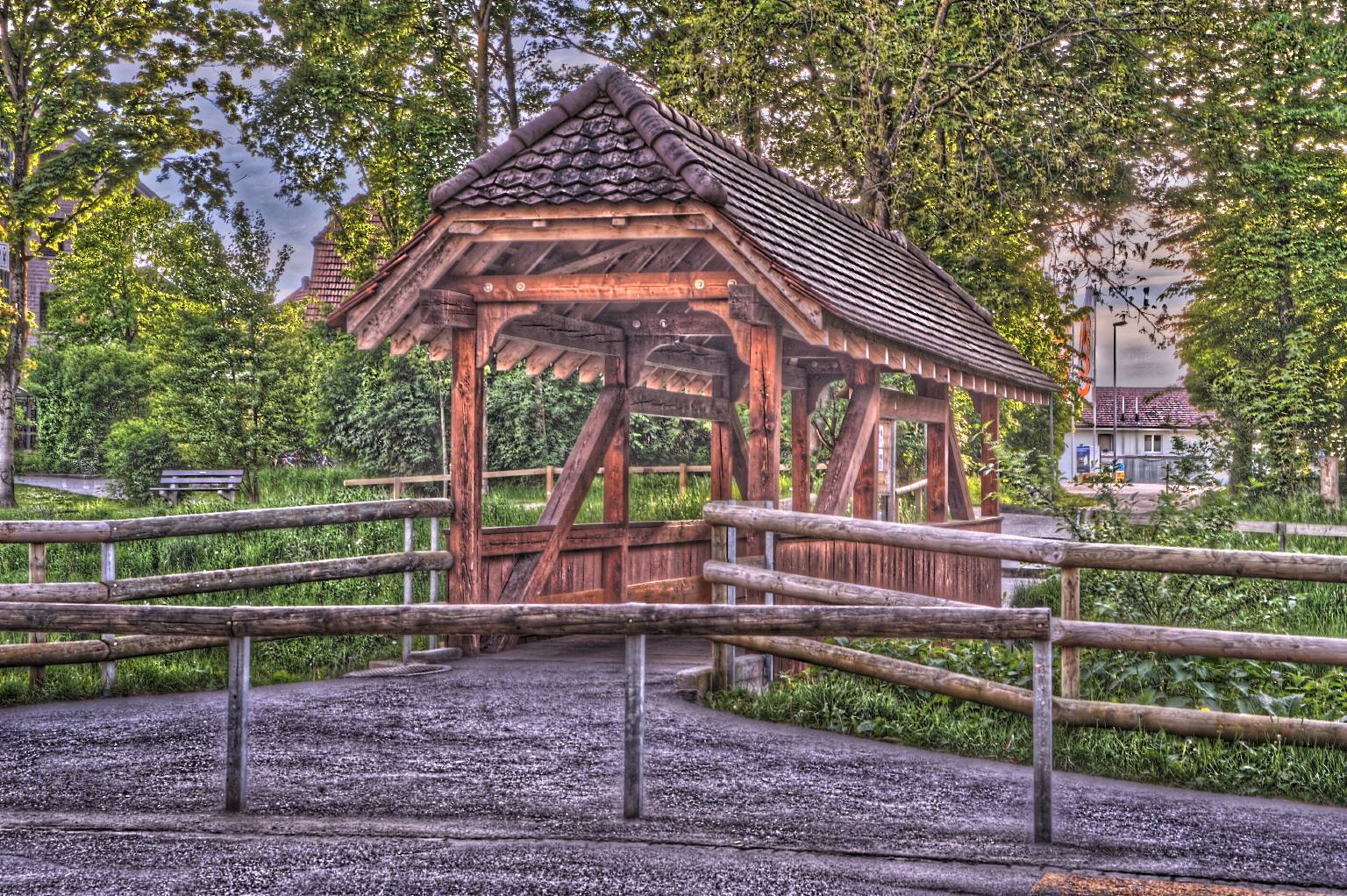 Kleine Brücke in arberg (CH)