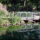 Kleine Brücke in der Ulmer Friedrichsau