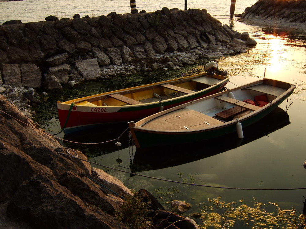 Kleine Bucht am Lago di Garda/Navene