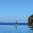 Kleine Erfrischung im Infinity Pool auf Madeira (PT)