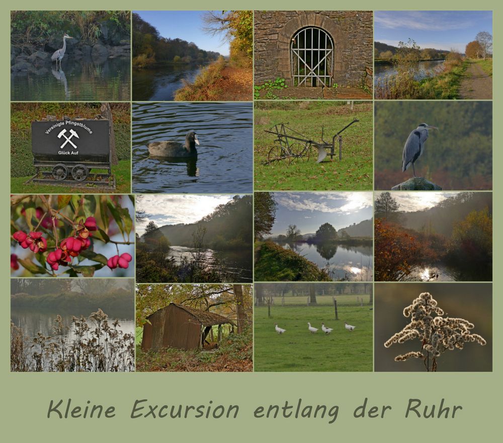 Kleine Excursion entlang der Ruhr ...