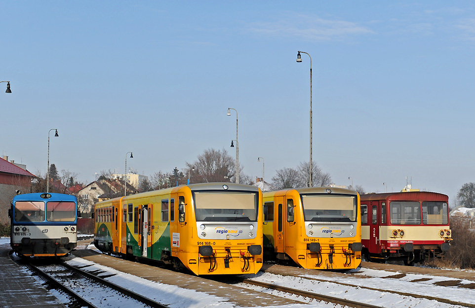 Kleine Fahrzeugparade in Jicin