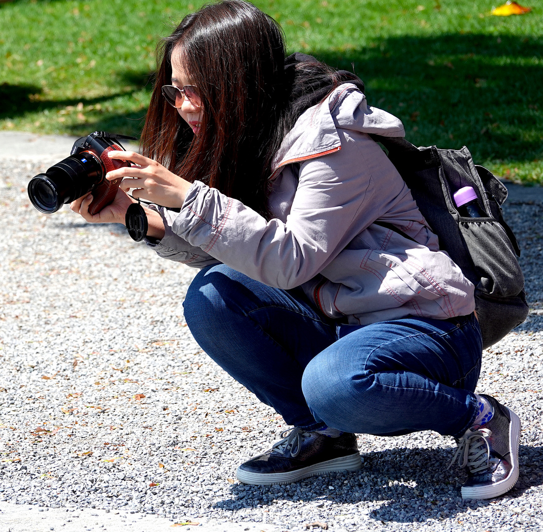 kleine Fotografin