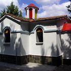 Kleine Friedhofskapelle irgendwo in den griechischen Bergen