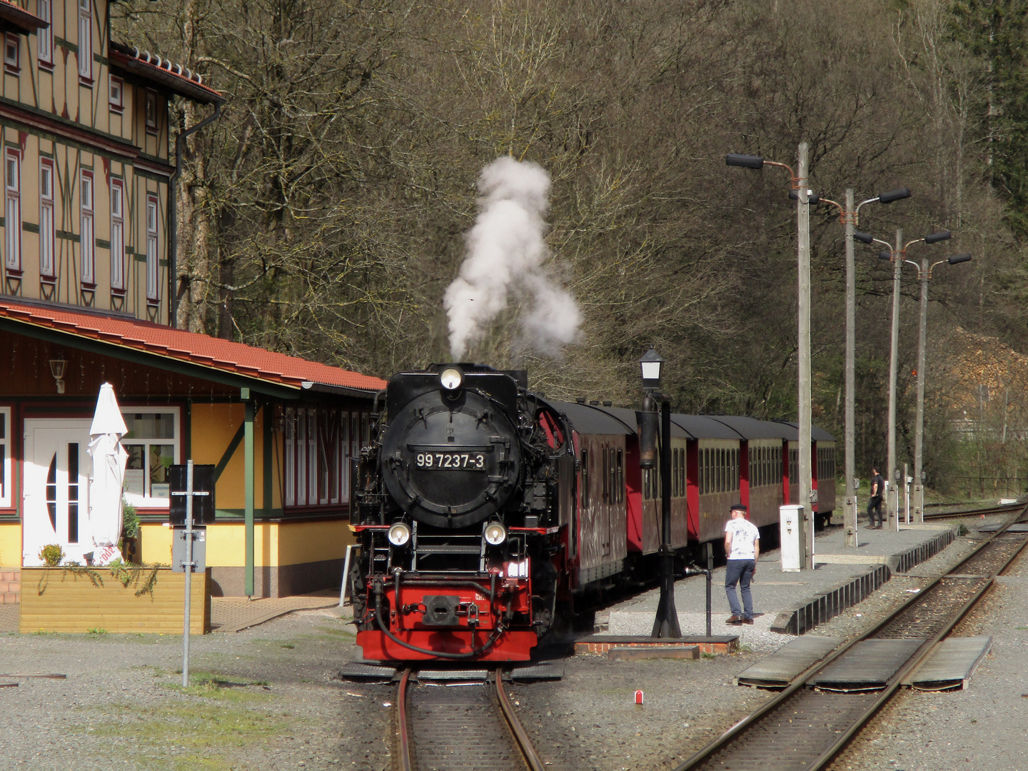 Kleine Frühlingsrunde mit der HSB zurück nach Nordhausen 1.