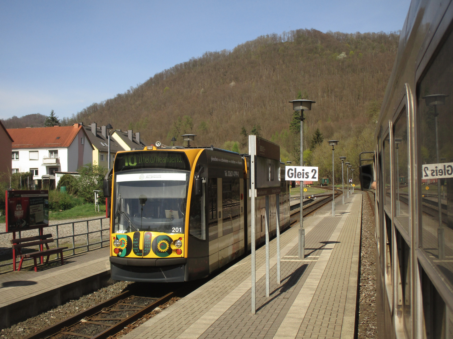 Kleine Frühlingsrunde mit der HSB zurück nach Nordhausen 2.