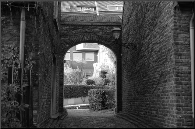 kleine Gasse in Aachen