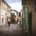 Kleine Gasse in Brühl bei Köln