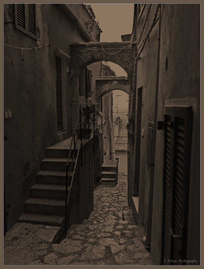 kleine Gasse in Capoliveri, Elba