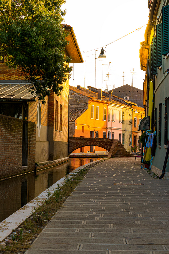 Kleine Gasse in Commacchio