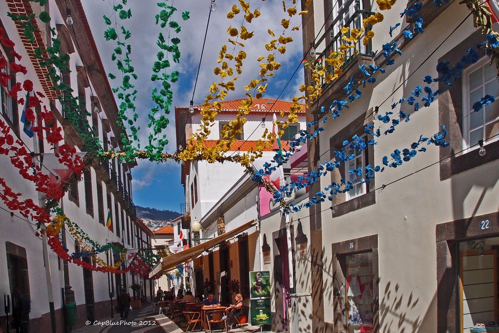 Kleine Gasse in Funchal