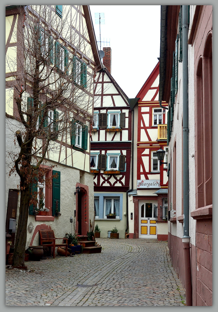 Kleine Gasse in Rothenburg ob der Tauber