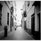 ...kleine Gasse in Tossa de Mar