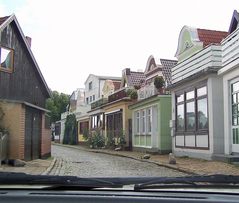 Kleine Gasse in Warnemünde