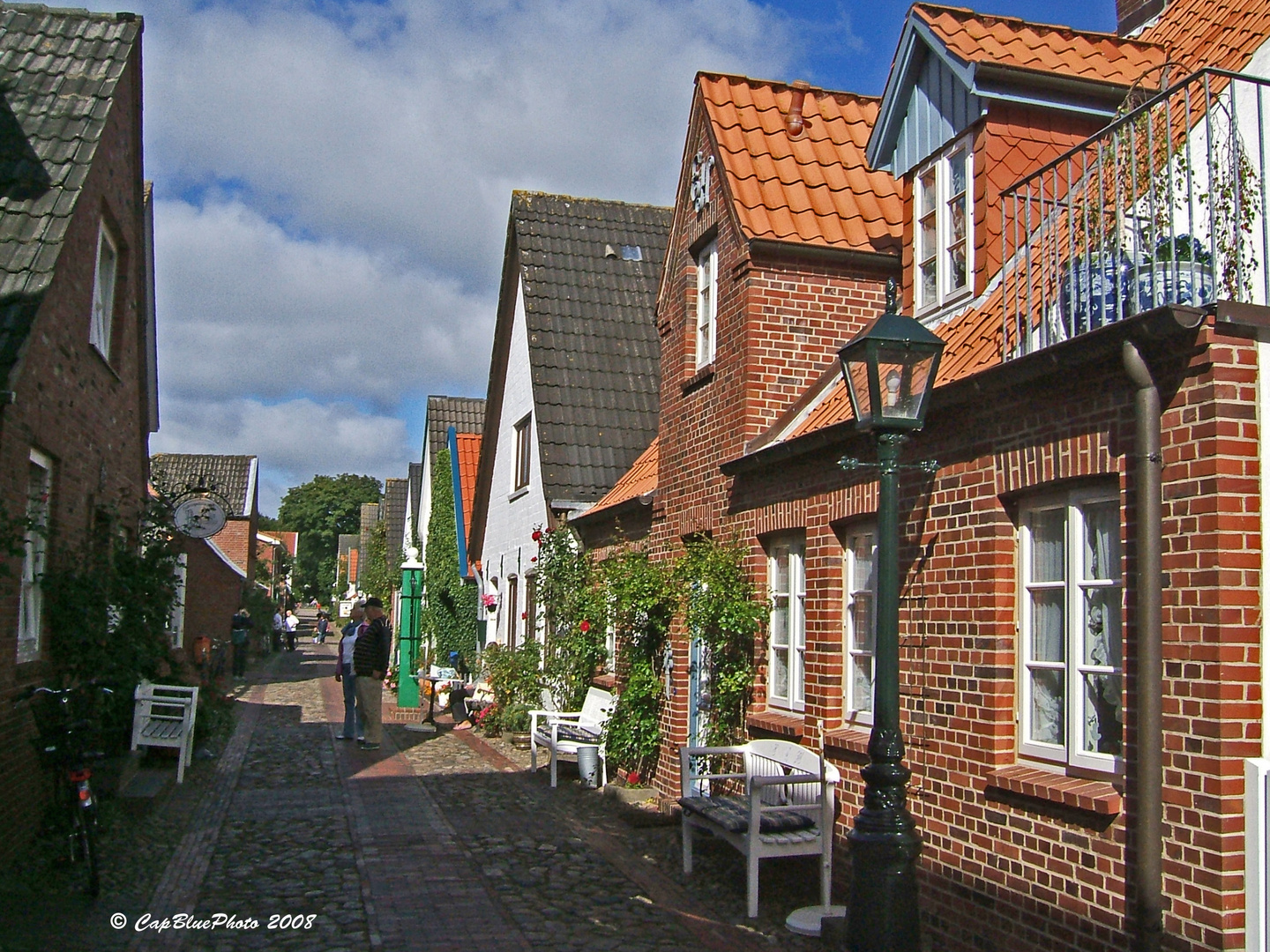 Kleine Gasse in Wyk Insel Föhr