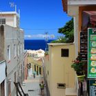 Kleine Gasse mit Meerblick