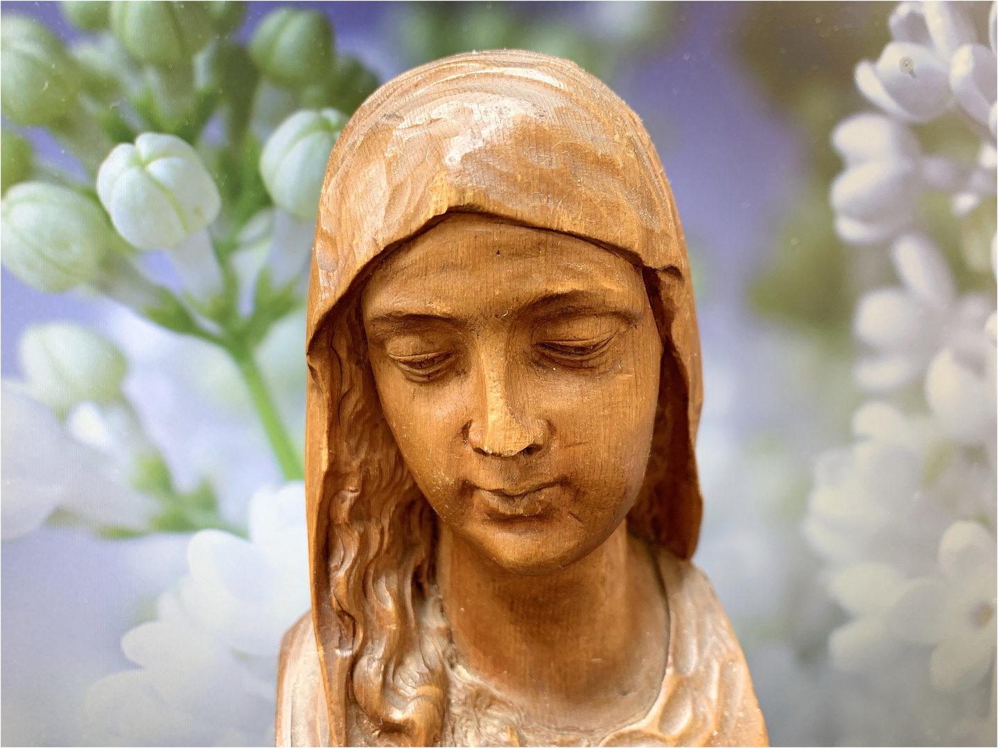 kleine geschnitzte Holzfigur, Foto & Bild | nahaufnahme, stillleben