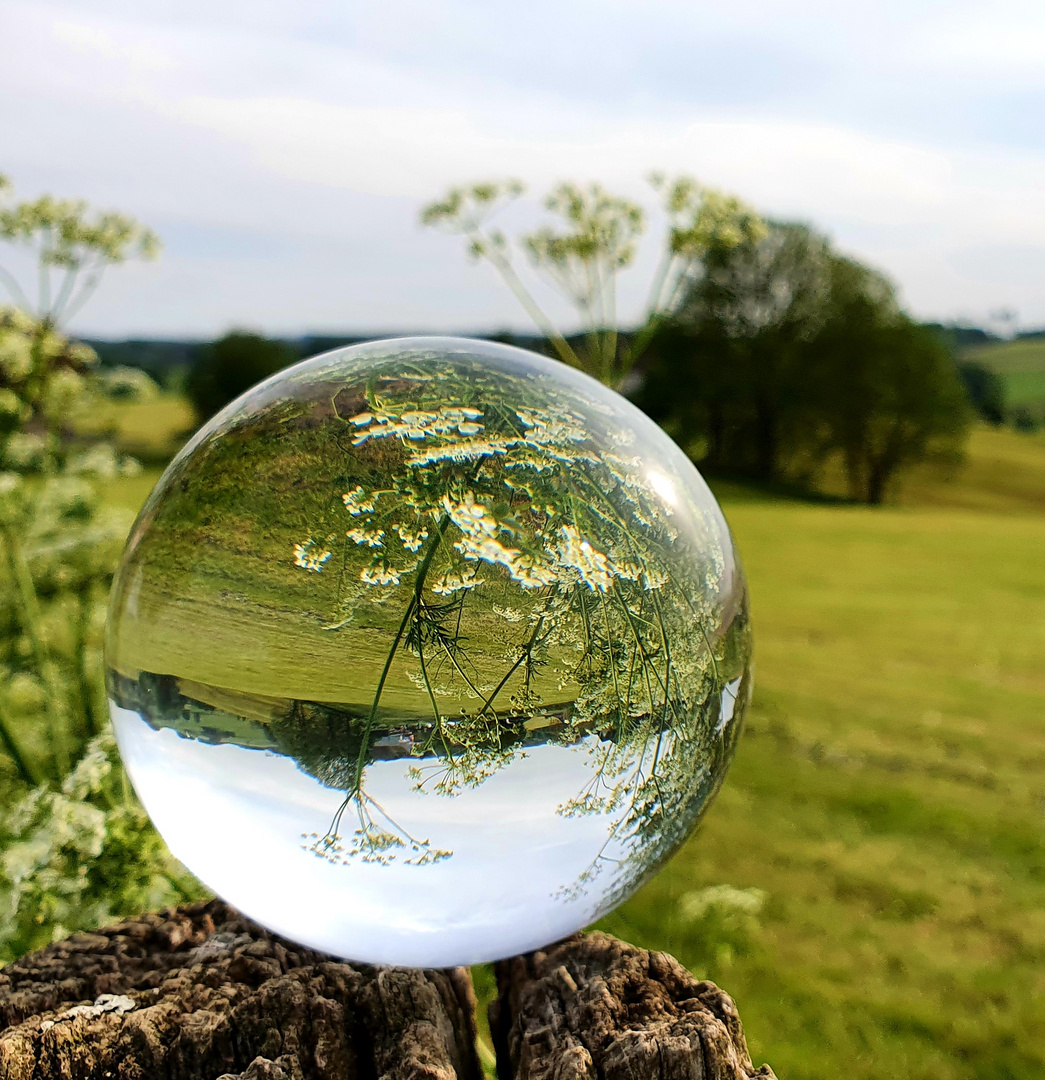 kleine Glaskugelwelt