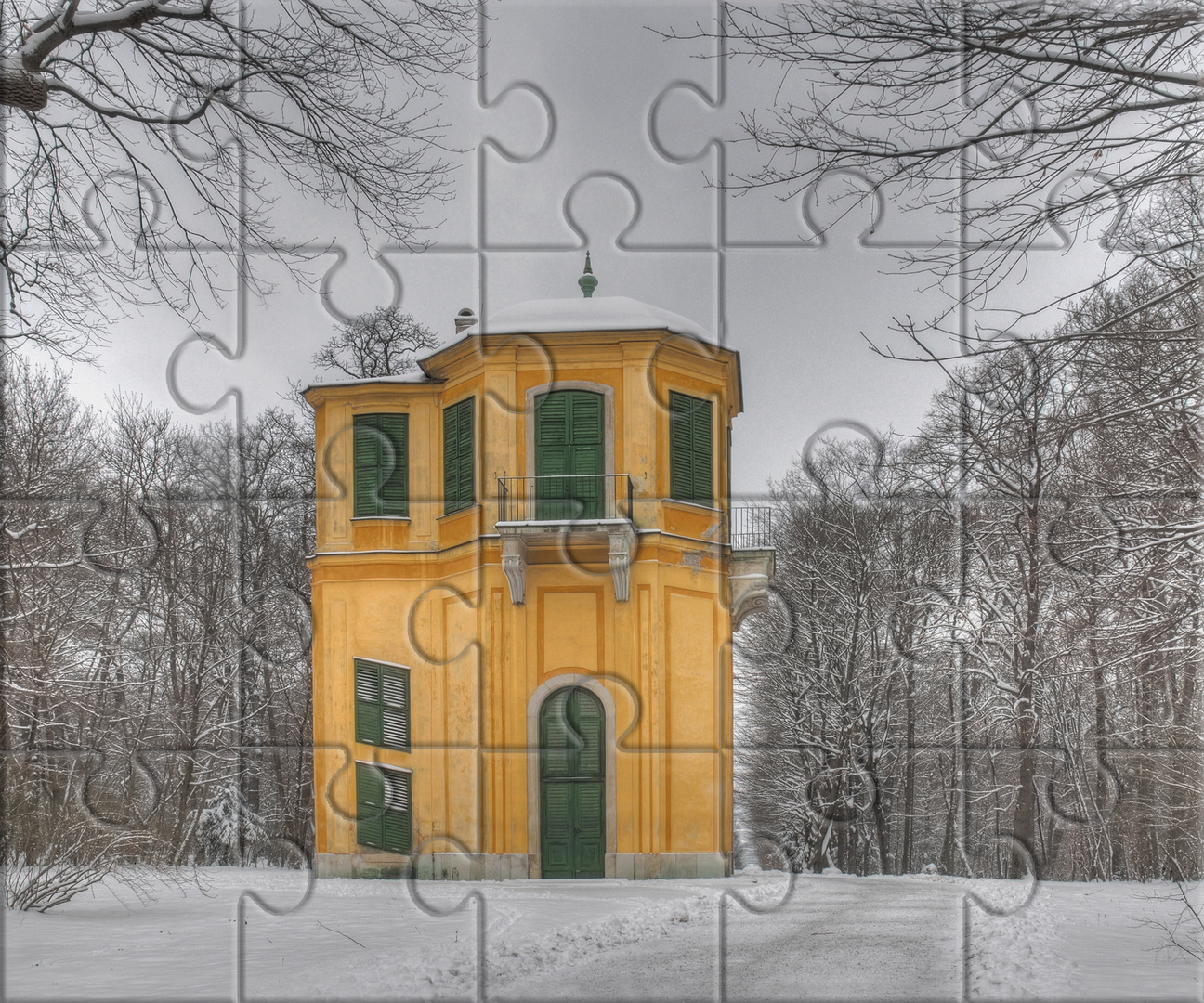 Kleine Gloriette als Puzzle