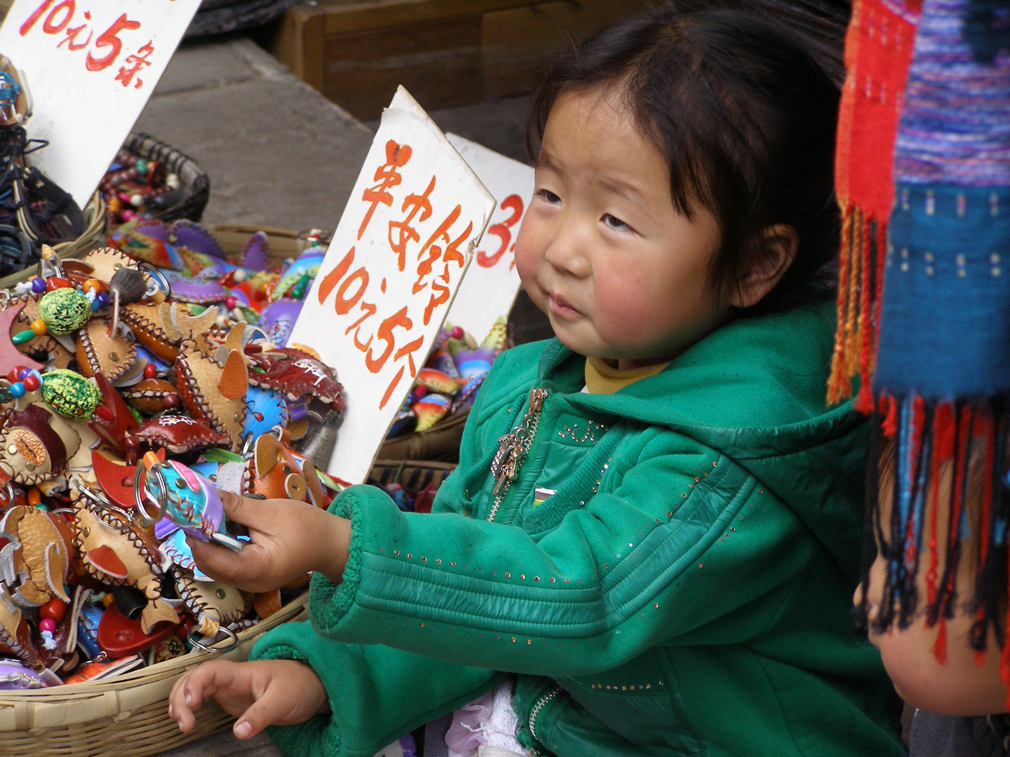 Kleine Händlerin in Lijiang