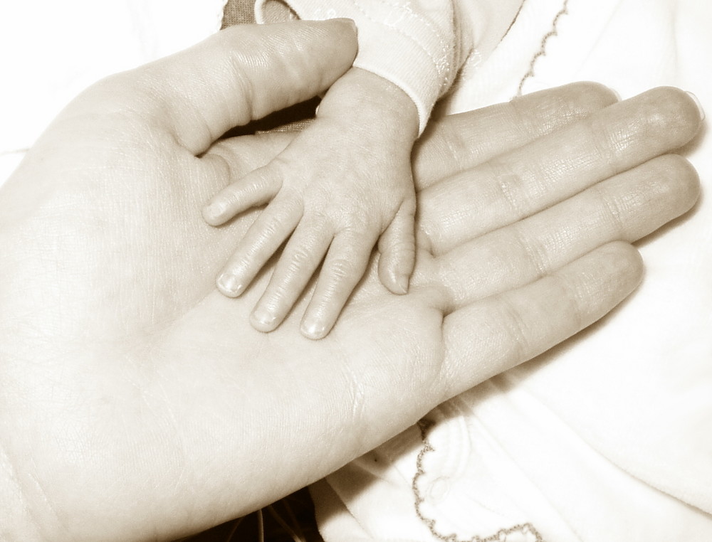 kleine Hand in meiner Hand&hellip;. Foto &amp; Bild erwachsene, kinder und