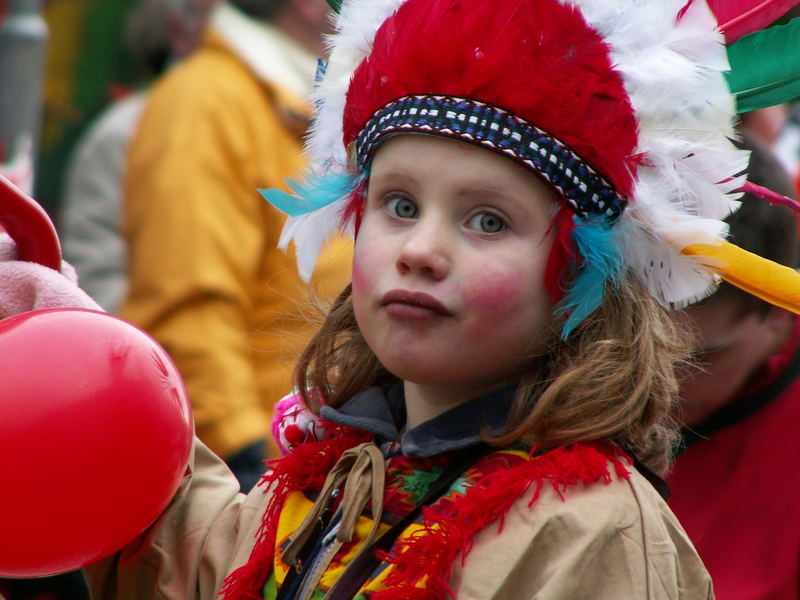 kleine Indianerin