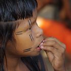 kleine Indianerin in Brasilien