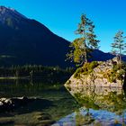 Kleine Insel im Hintersee