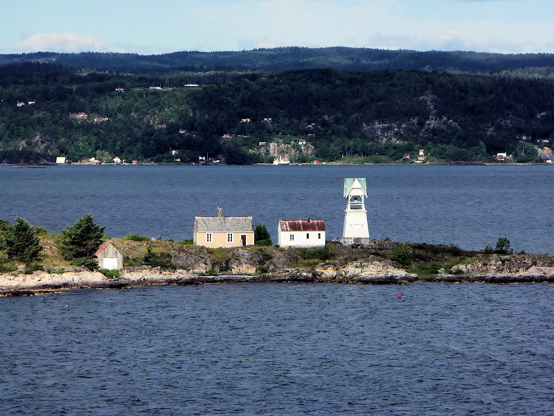 Kleine Insel im Oslo-Fjord