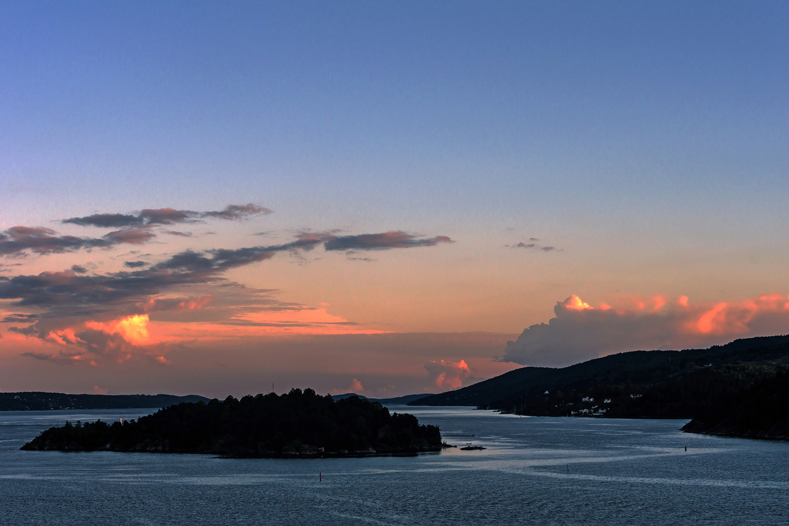 Kleine Insel im Oslofjord