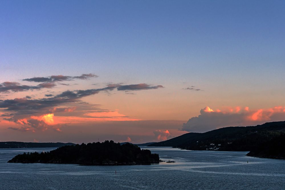 Kleine Insel im Oslofjord