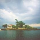 Kleine Insel in der Bucht von Guanabara, Rio de Janeiro