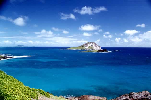 kleine Insel vor Oahu