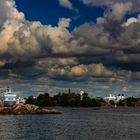 kleine Inseln vor dem Hafen von Helsinki