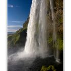 kleine Island-Serie: abendlicher Seljalandsfoss