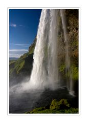 kleine Island-Serie: abendlicher Seljalandsfoss