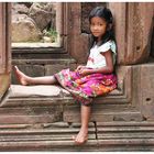 Kleine kambodschanische Schönheit