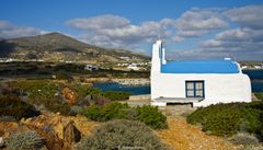 Kleine Kapelle bei Cape Pirghos auf Paros