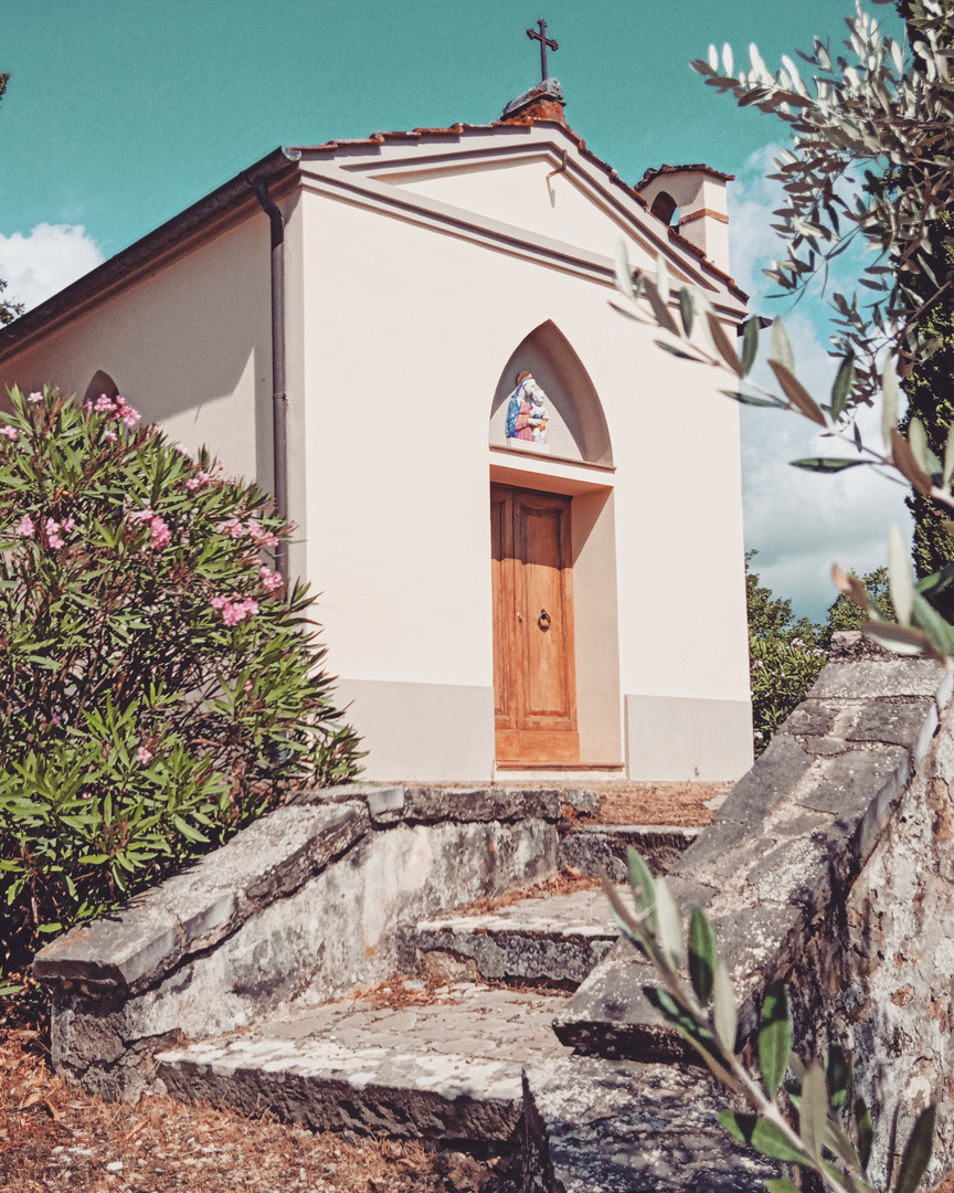 Kleine Kapelle in der Toskana