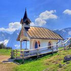 Kleine kapelle neben der Rietzaualm