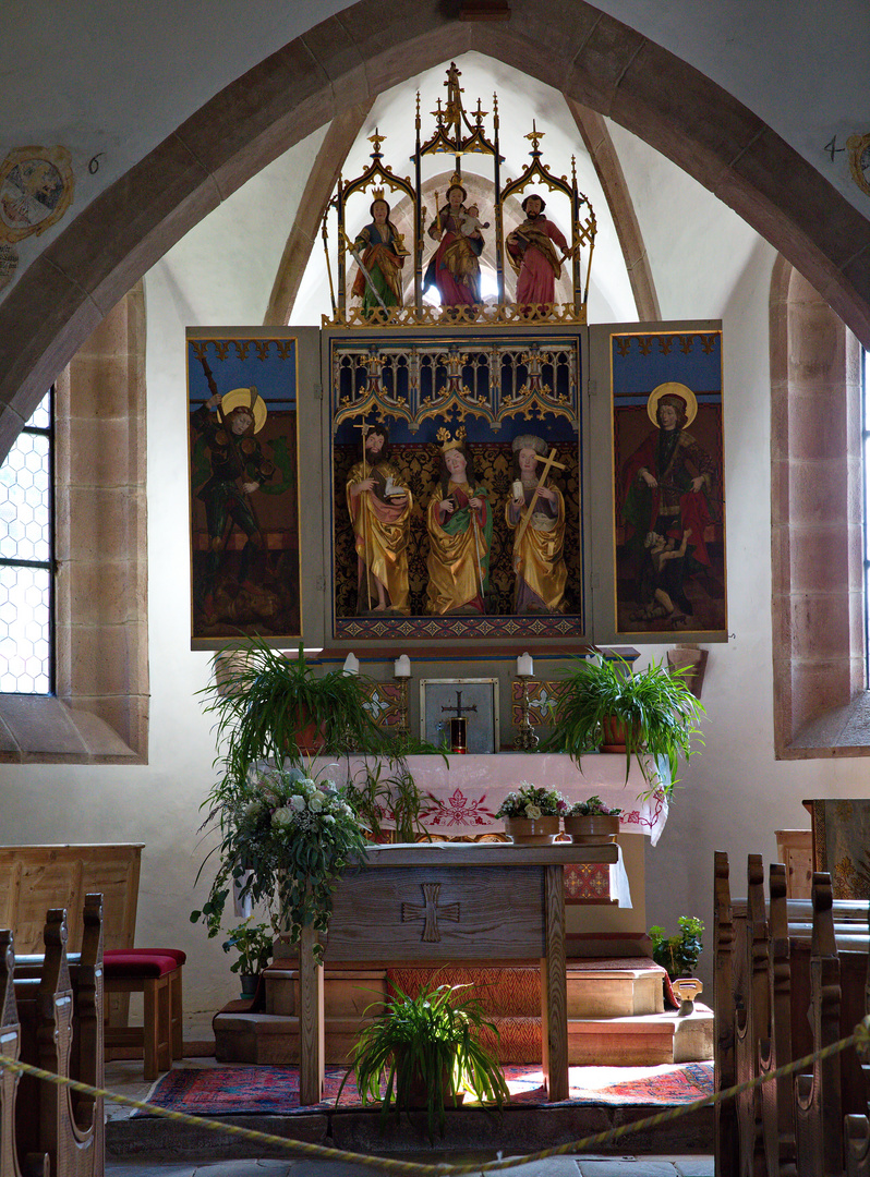 Kleine Kapelle Sankt Katharinen in Hafling bei Meran