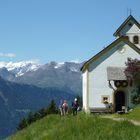 Kleine Kirche an der Bergstation der Taser Seilbahn bei Schenna