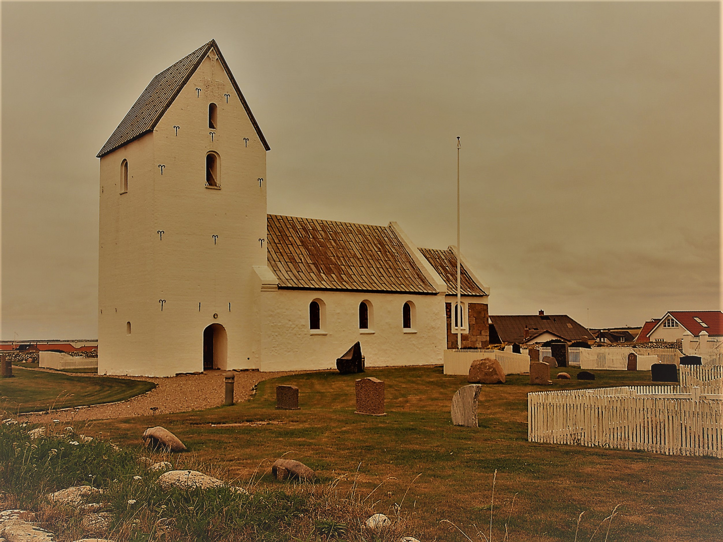 Kleine Kirche in Bovbjerg