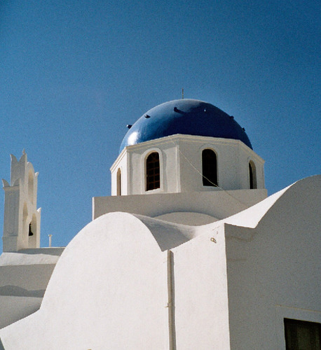 Kleine Kirche in Thira