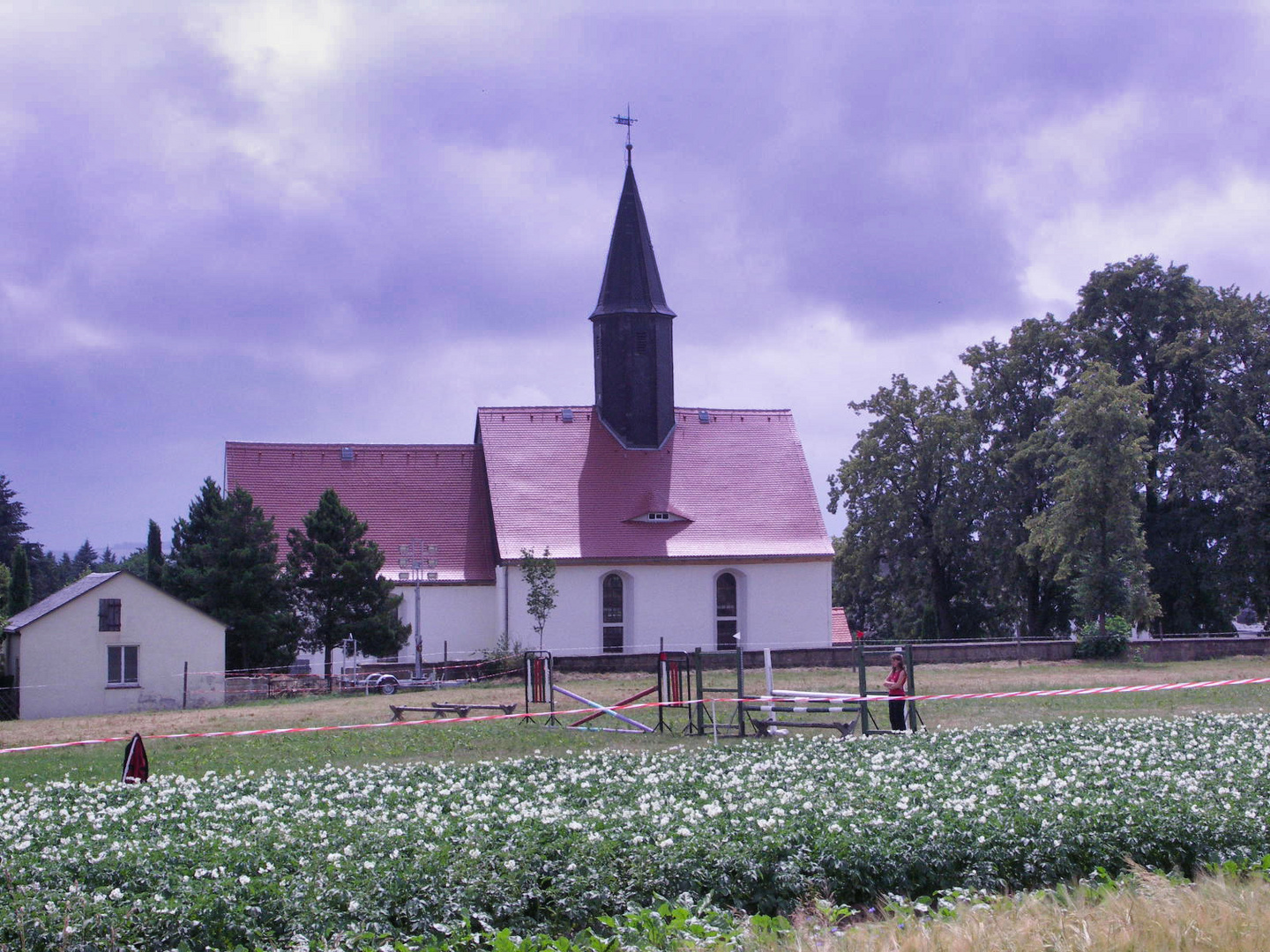 kleine Kirche in Wilschdorf